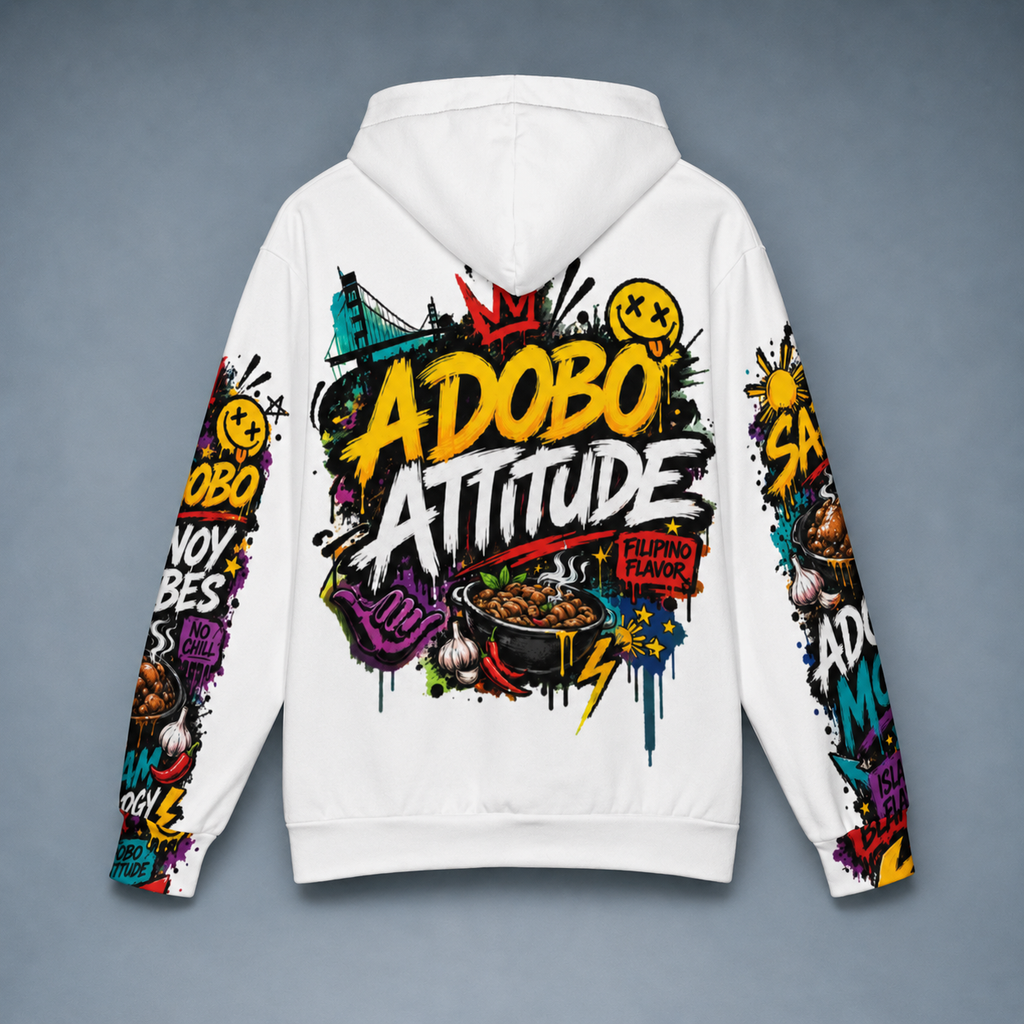 Adobo Attitude Oversized Cotton Hoodie